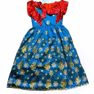 Beautiful organza African traditional dress Sz XS